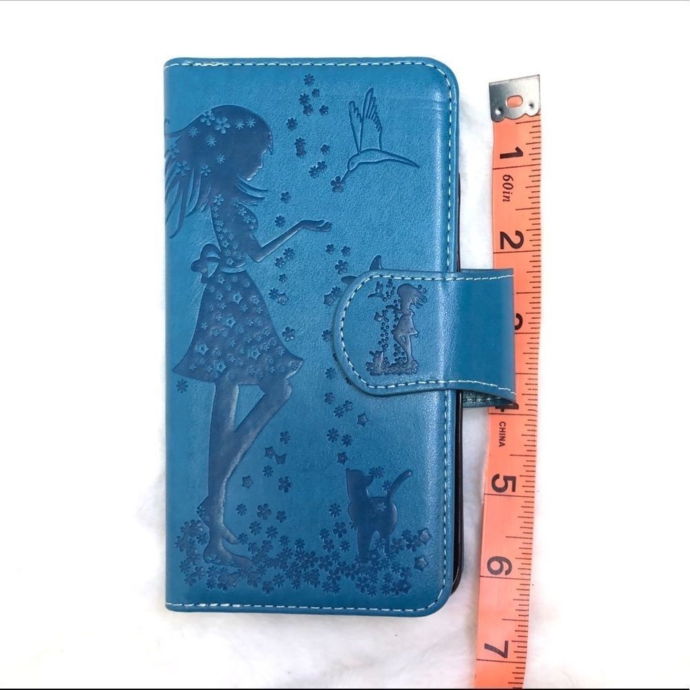 Samsung Blue phone wallet/case